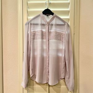 Forever 21 beige color sheer shirt